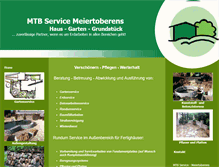 Tablet Screenshot of mtb-service.com